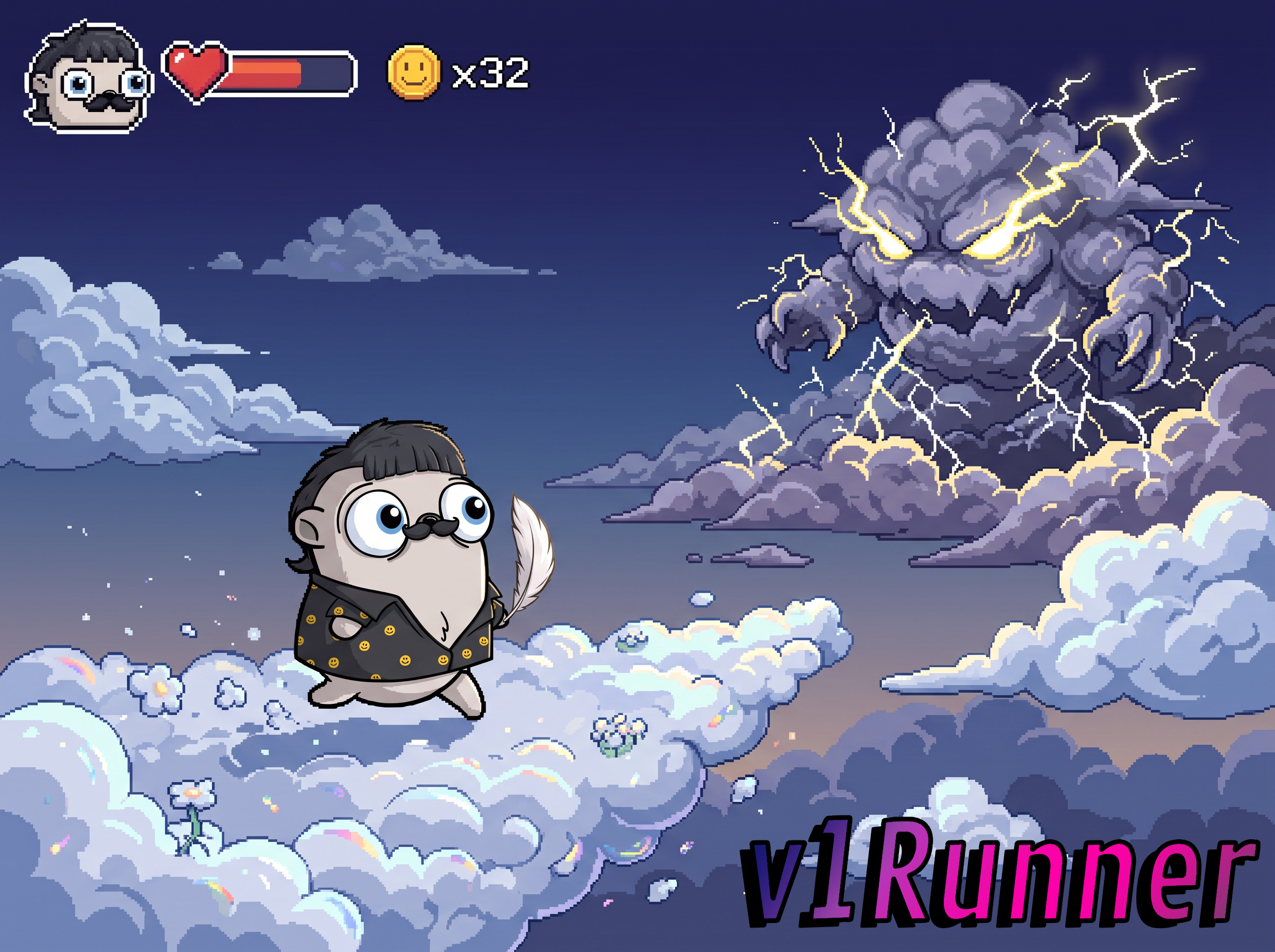 v1 Runner Rufus Alpha Gameplay Art